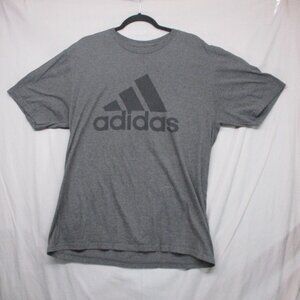 Adidas Graphic Print T-Shirt Gray Men Size | XL